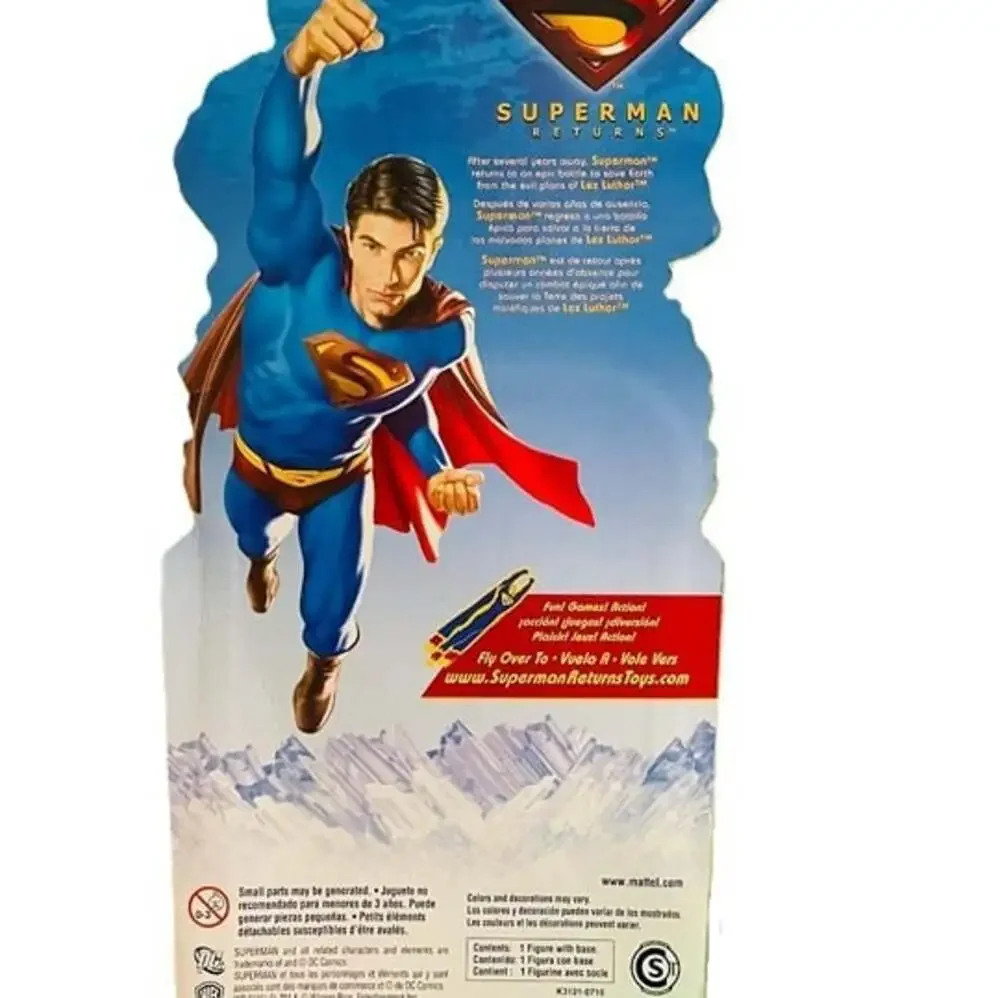 NEW Vintage Superman Returns Silver 